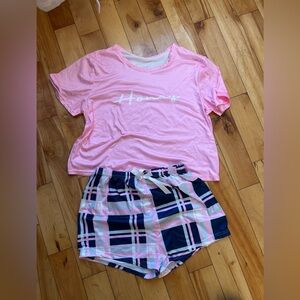 💥Pink 'Honey' Pajama Set